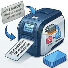 Imprimantes de cartes réinscriptibles