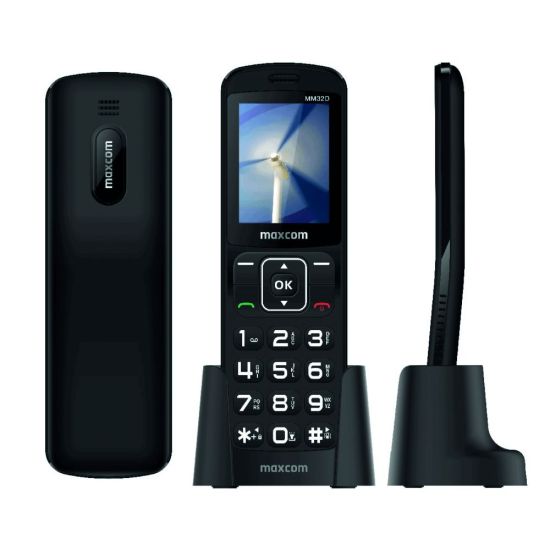 Maxcom Téléphone Fixe sans Fil avec Carte Sim M35D, Noir : Maxcom:  : High-Tech
