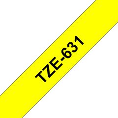 Brother TZE631 Tape/12mm black on yellow f P-Touch TZE