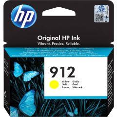 HP 912 Cartouche d'encre jaune authentique