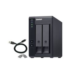 QNAP TR-002 2bay 3.5" SATA HDD USBC Raid Expansion