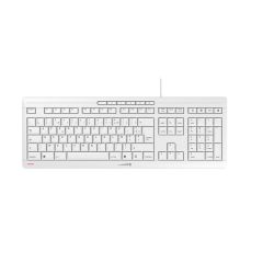 Cherry STREAM KEYBOARD Clavier filaire, blanc grisé, USB