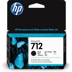 HP 712 Noir 38ml vue 1