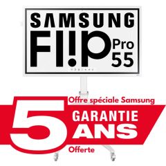 offre spéciale samsung flip pro 55 - garantie samsung flip pro 55