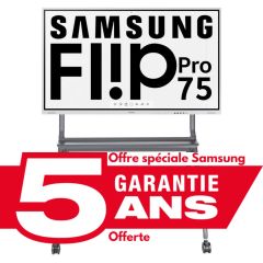 offre spéciale samsung flip pro 75 - garantie samsung flip pro 75