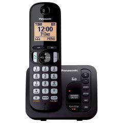 Panasonic Téléphone Fixe Sans Fil KX-TG1612 Duo - Noir à prix pas