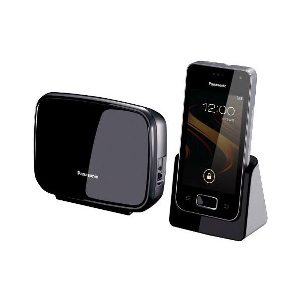 Téléphone fixe sans fil Panasonic KX-PRW120 avec répondeur (Noir) à prix bas