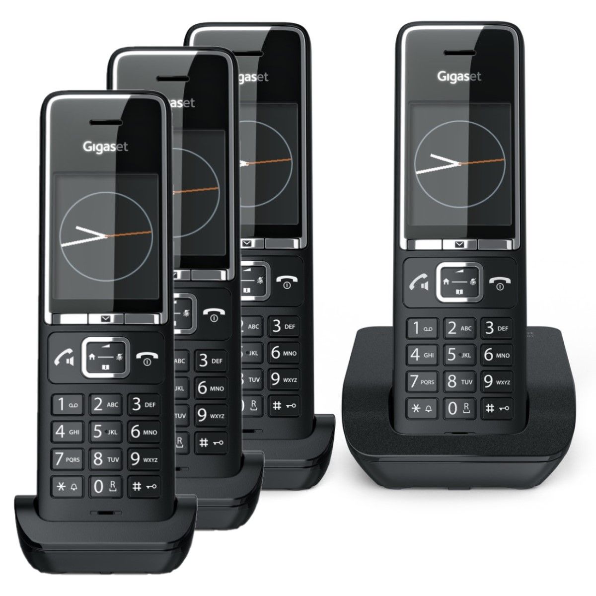 Gigaset Téléphone Fixe Sans Fil Comfort 500HX Duo Argenté