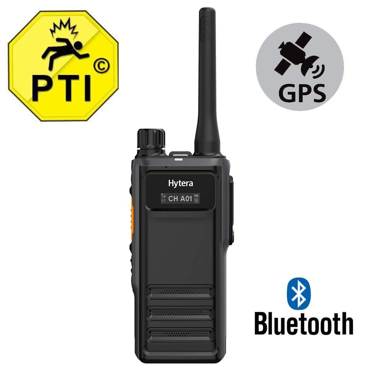 Hytera HP605 UHF - PTI Bluetooth GPS image