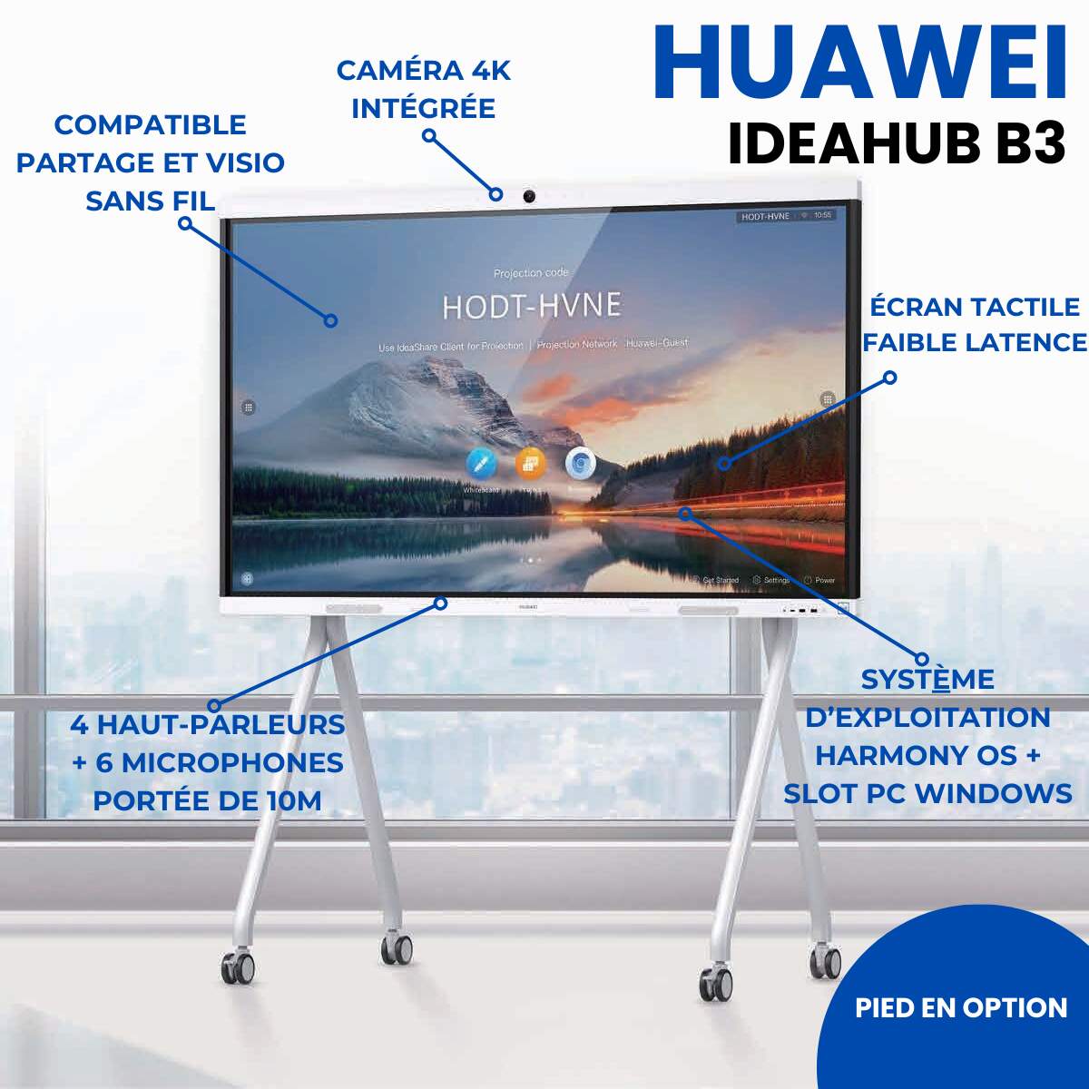 Huawei IdeaHub B3 65 pouces avec Windows intégré