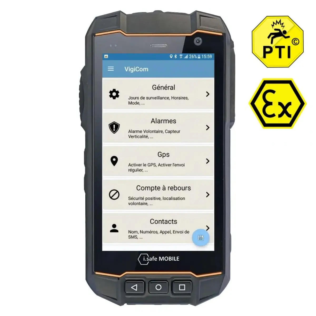 IS530.2 Isafe-mobile 530.2 ATEX PTI