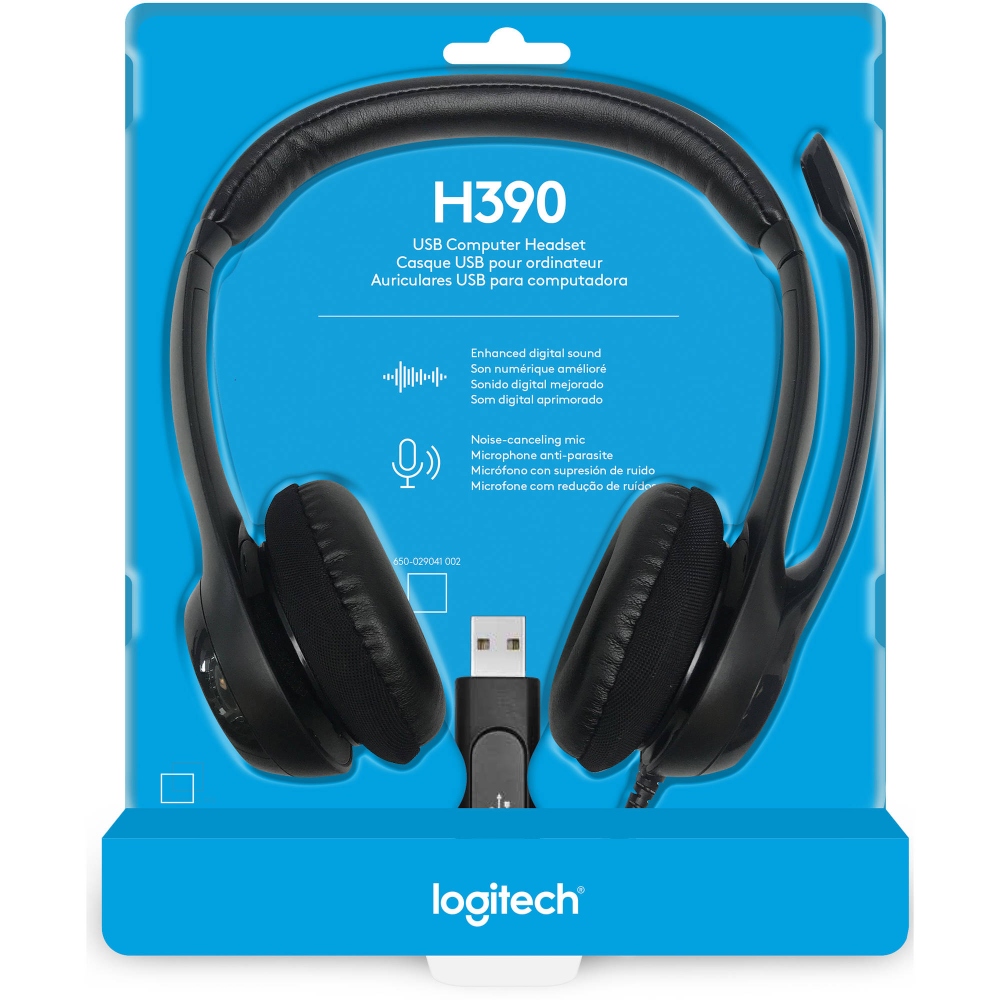 Logitech Casque Audio Ecouteur USB Logitech H340